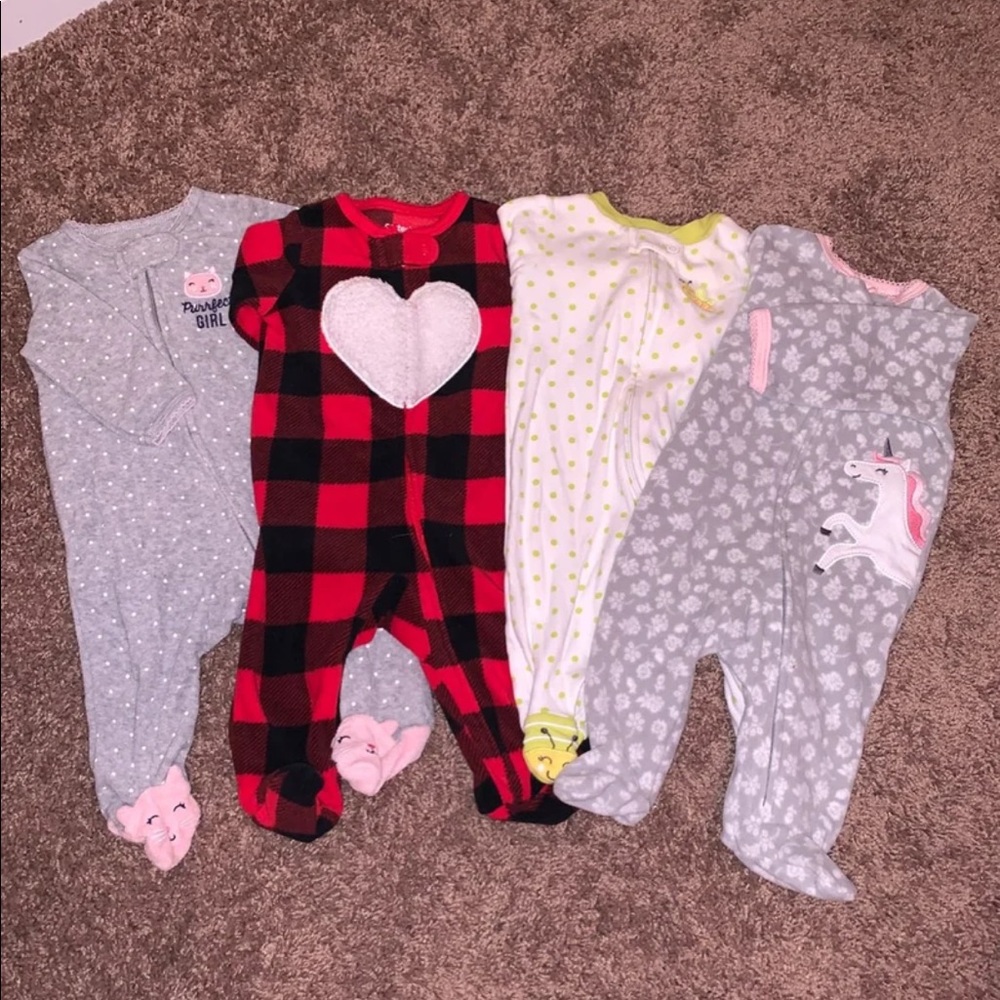 Infant girl sleepers